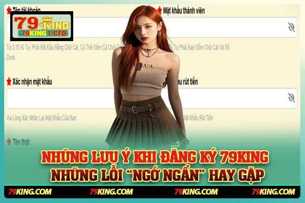 Những Lưu Ý Khi Đăng Ký 79king – Những Lỗi “Ngớ Ngẩn” Hay Gặp